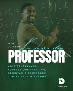 🌟 15 de outubro, Dia do Professor
No caminho da aprovação, todo concurseiro tem um professor que acelera a jornada. Gratidão a quem explica, motiva e puxa para o próximo nível. 💛

Marque aquele(a) prof que fez diferença na sua preparação.
#DiaDoProfessor #DarwinConcursos #ConcursoPúblico #Estudo #FocoEDisciplina #RumoÀAprovação