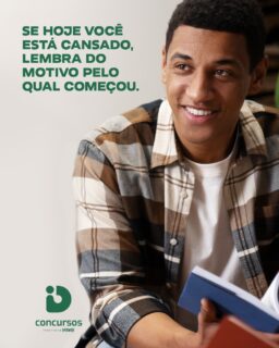 📌 Você merece chegar lá

Passar em um concurso não é sorte.
É foco.
É rotina.
É acreditar, dia após dia, que seu sonho é possível e vale cada esforço.

Cada página estudada hoje é um passo a mais na direção da sua aprovação.
Não é sobre quem começou melhor.
É sobre quem não desistiu, mesmo quando ficou difícil.

Não pare agora. Seu futuro está sendo construído enquanto você estuda.
E a aprovação começa com um sim:
Sim ao foco.
Sim à disciplina.
Sim a acreditar em você mesmo.

Se hoje você está cansado, lembra do motivo pelo qual começou.
Isso pode mudar tudo. 🤍

#motivaçãoconcurseiro #concursopúblico #foconoobjetivo #idconcursos