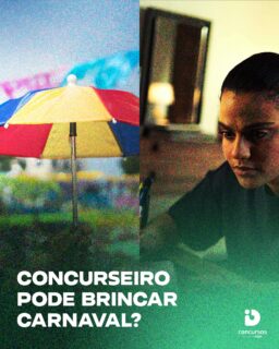 Concurseiro pode curtir o Carnaval, mas a decisão depende do nível de comprometimento, proximidade das provas e planejamento. A folia é vista por muitos como uma pausa para recarregar as energias, enquanto outros utilizam o feriado prolongado para intensificar os estudos e ganhar vantagem competitiva, aproveitando o tempo livre para revisar conteúdos e fazer questões. 

O Carnaval passa.
A prova fica.
E o seu sonho também.

🎯 Quem entende o momento, não se perde no barulho.
📚 Estudar hoje é garantir tranquilidade amanhã.

E você, vai brincar ou vai focar?
(ou vai fazer os dois… do jeito certo?)