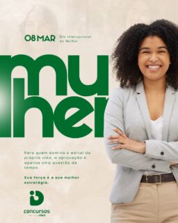 A caminhada até a posse exige mais do que horas de estudo; exige a resiliência de quem sabe exatamente onde quer chegar. ✍️📚

Neste Dia Internacional da Mulher, o Instituto Darwin celebra as guerreiras que conciliam sonhos, prazos e desafios, sem nunca perder o foco na nomeação. Você não está apenas estudando para uma prova, está construindo a sua independência e o seu futuro.

Que a sua determinação hoje seja o combustível para o seu "aprovada" amanhã.

Feliz Dia da Mulher para todas as futuras servidoras! 🌟

#IDConcursos #InstitutoDarwin #Concurseira #DiaDaMulher #FocoNaPosse #EstudaQueAPassa #MulheresNoServicoPublico