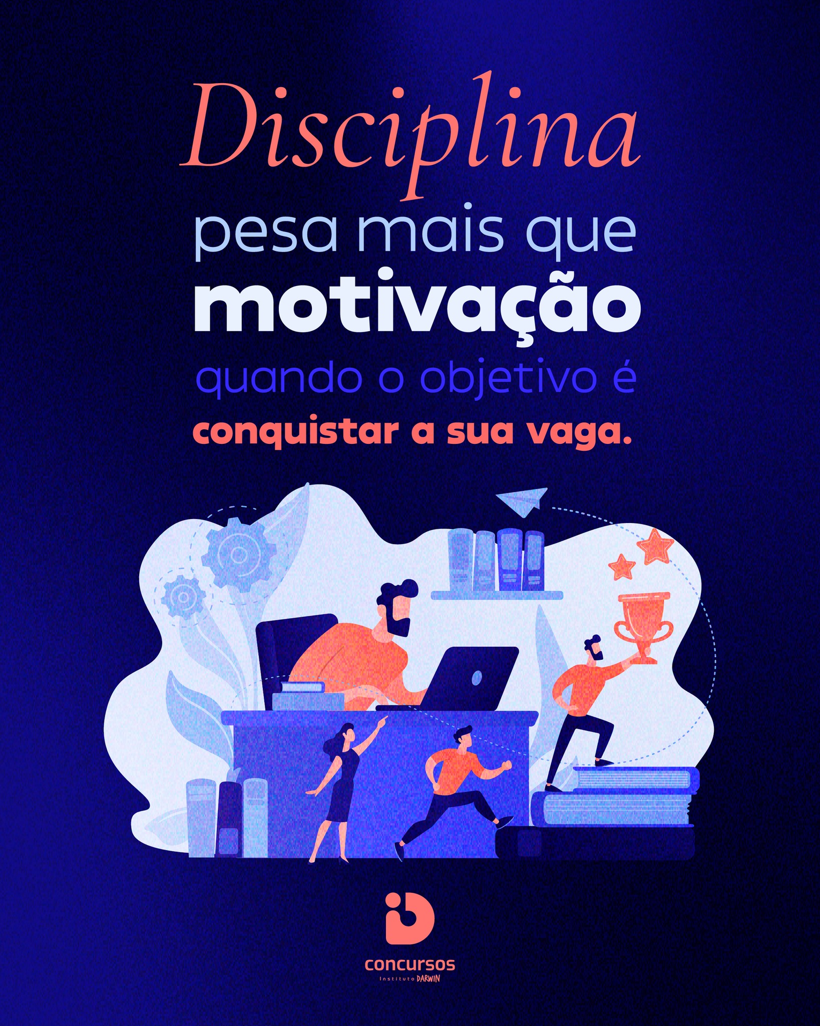 Enquanto muitos apenas desejam, quem estuda todos os dias se aproxima da realização. ✨