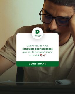 Lembrete do dia: quem estuda hoje, conquista oportunidades que muita gente só sonha amanhã. 📚🚀