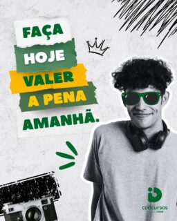 A aprovação de amanhã começa nas escolhas de hoje. 🎯

Cada página estudada, cada revisão e cada hora de dedicação aproximam você do resultado que deseja.

Faça hoje valer a pena amanhã. 💚📚