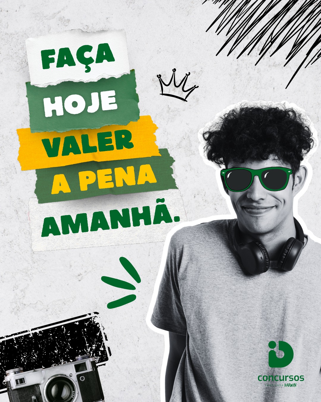A aprovação de amanhã começa nas escolhas de hoje. 🎯

Cada página estudada, cada revisão e cada hora de dedicação aproximam você do resultado que deseja.

Faça hoje valer a pena amanhã. 💚📚