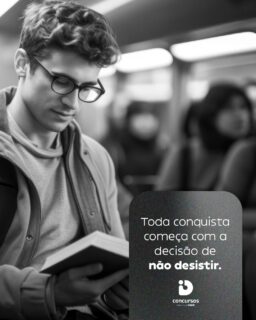 Toda conquista começa com uma escolha: continuar. 🎯

Mesmo quando o caminho exige paciência, disciplina e persistência, cada passo mantém você mais perto do seu objetivo.

Não desista do que fez você começar. 💪📚

#IDConcursos #ConcursosPúblicos #Foco #Persistência #Motivação