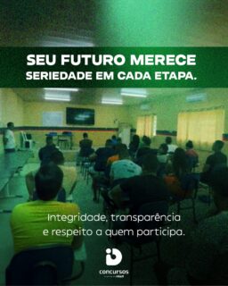 Por trás de cada inscrição, existe uma pessoa que dedicou tempo, esforço e expectativas a uma nova oportunidade.

É com essa responsabilidade que o ID Concursos atua na organização e execução de concursos e seleções públicas, com processos pautados na integridade, na transparência e no respeito aos candidatos.

Do planejamento à aplicação das provas, cada etapa exige cuidado e compromisso com a igualdade de condições e o interesse público.

ID Concursos. Seriedade para conduzir processos que impactam vidas, carreiras e futuros.

#IDConcursos #InstitutoDarwin #ConcursosPúblicos #Transparência